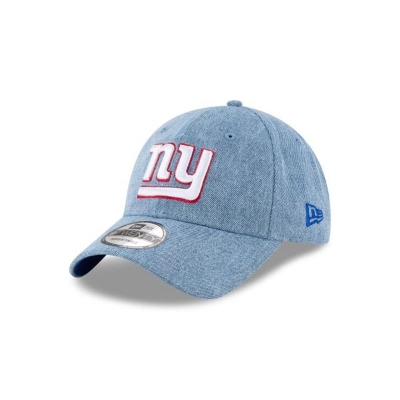 Blue New York Giants Hat - New Era NFL Washed Out 9TWENTY Adjustable Caps USA0597134